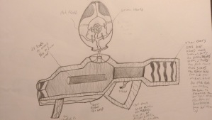 This is just a Prototype weapon I draw. I call it The Liquid Chamber Gun.